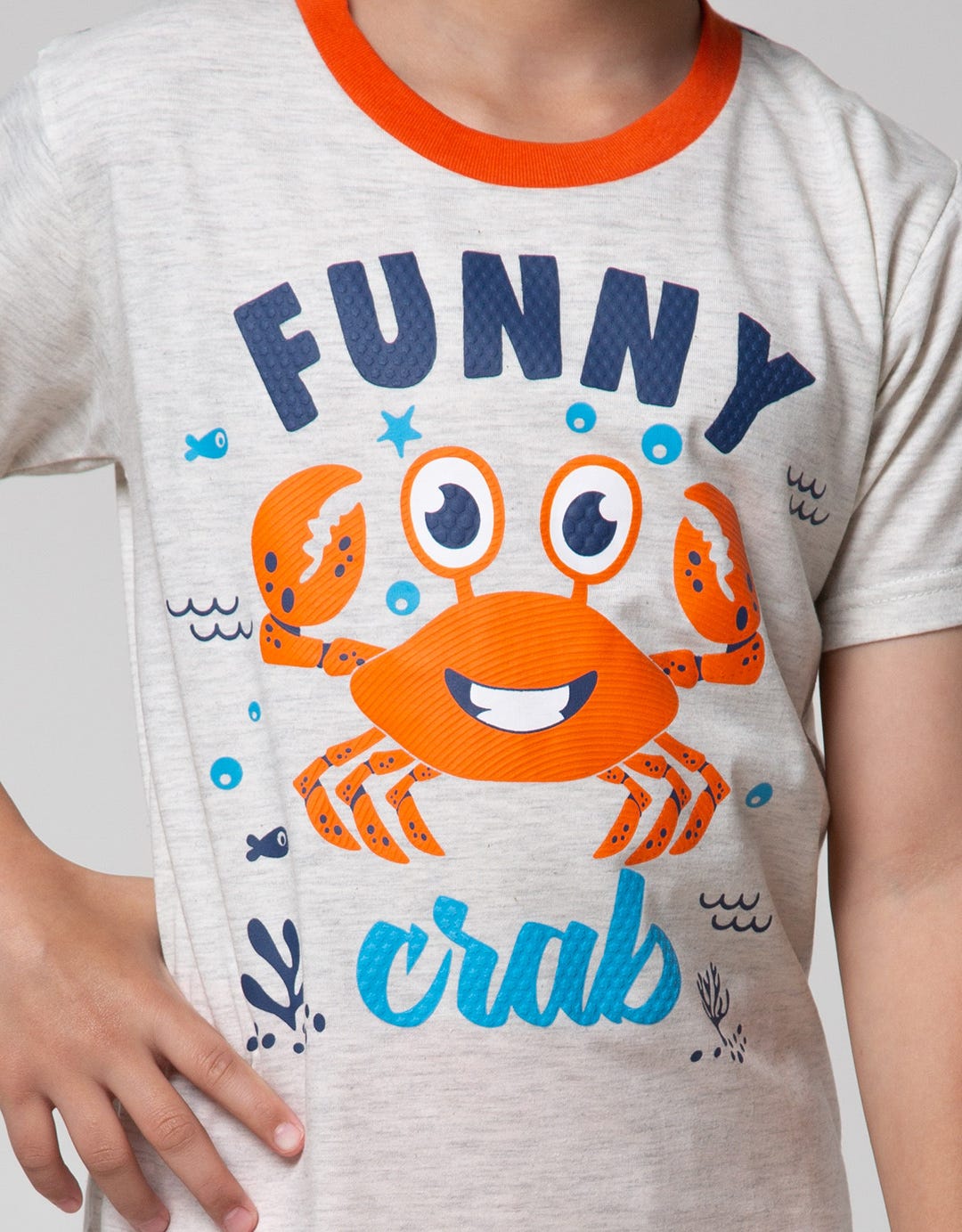 Little M Top-Bottom Set Cut N Sewn Animal T-Shirt