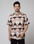 Details Tribal Print Short Sleeve Shirt