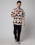 Details Tribal Print Short Sleeve Shirt