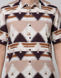 Details Tribal Print Short Sleeve Shirt