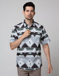 Details Tribal Print Short Sleeve Shirt