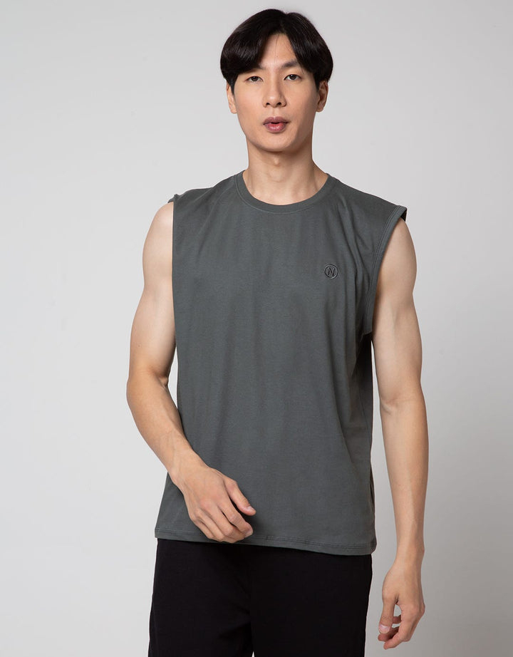 Nevada Muscle Sleeveless Kaos Pria
