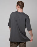 Nevada Short Sleeve Oversized Hologram Print T-Shirt