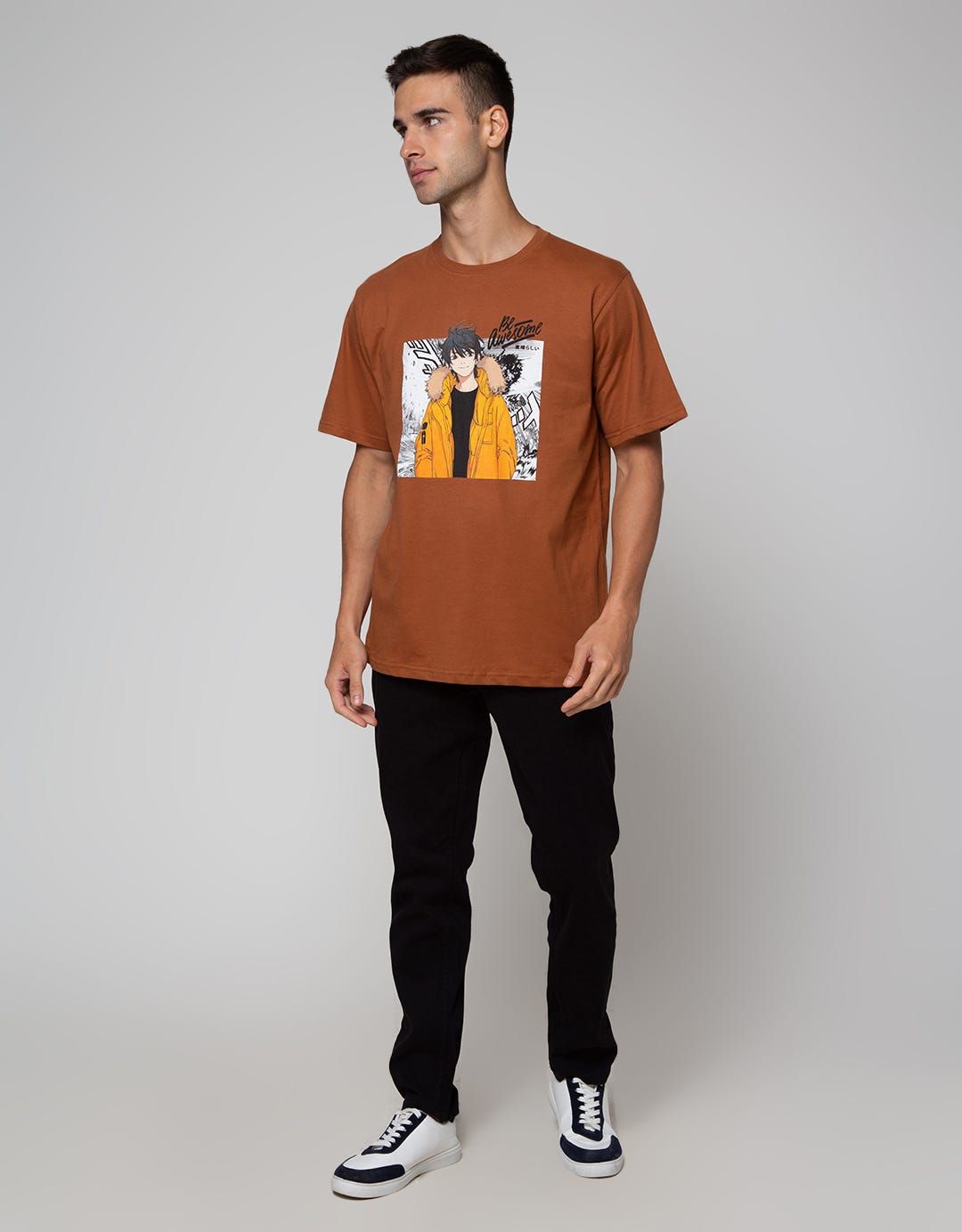 Nevada Short Sleeve T-shirt Print Be Awesome