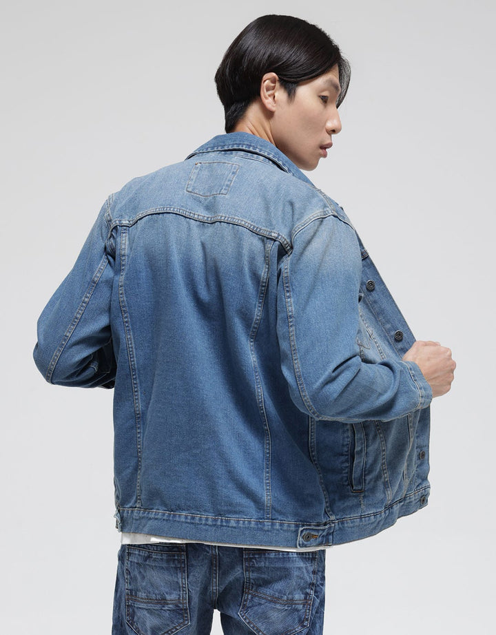 Nevada Denim Jacket Basic Two Pocket