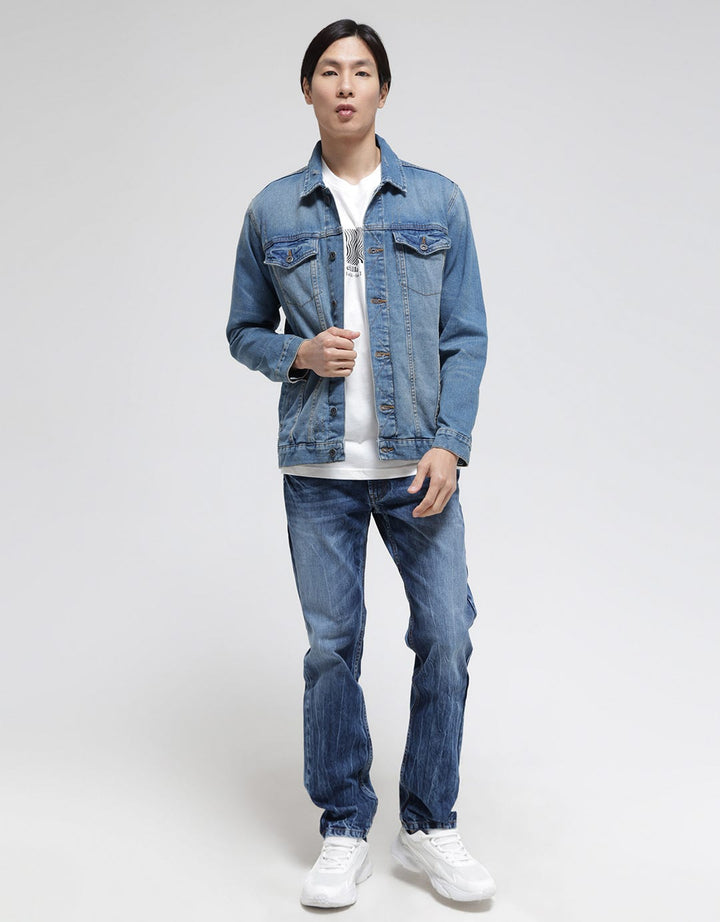 Nevada Denim Jacket Basic Two Pocket
