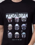 Marvel Mandalorian Print Transfer Paper Short Sleeve T-Shirt