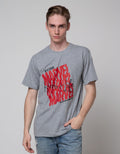 Marvel Print Wording Casual Men's T-Shirt