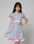 Sweet Miss Under Flower Dress Anak Perempuan