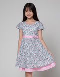 Sweet Miss Under Flower Dress Anak Perempuan