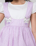 Sweet Miss Polka Kombi Dress Anak Perempuan