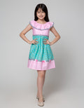 Sweet Miss Short Sleeve Midi Dress Flowers