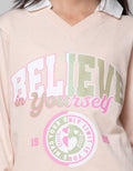Nevada Collar Hem Sweater Anak Perempuan