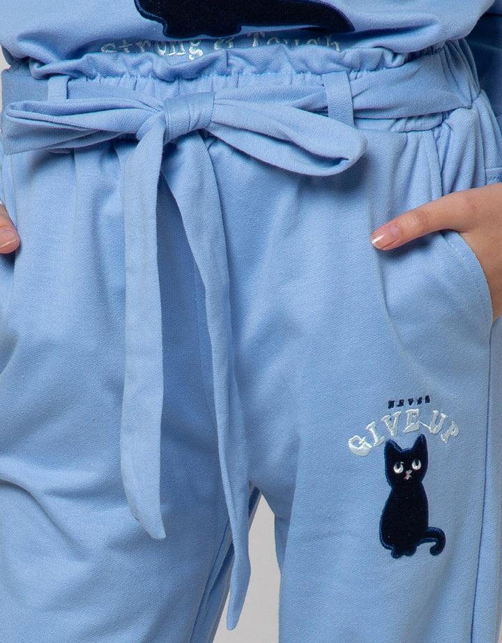 Nevada Jogger Knit Patch Applique Cat