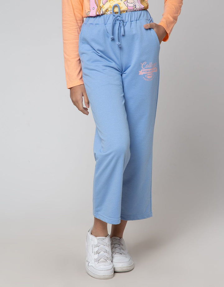 Nevada Long Pants Knit Wide Leg Print Futball