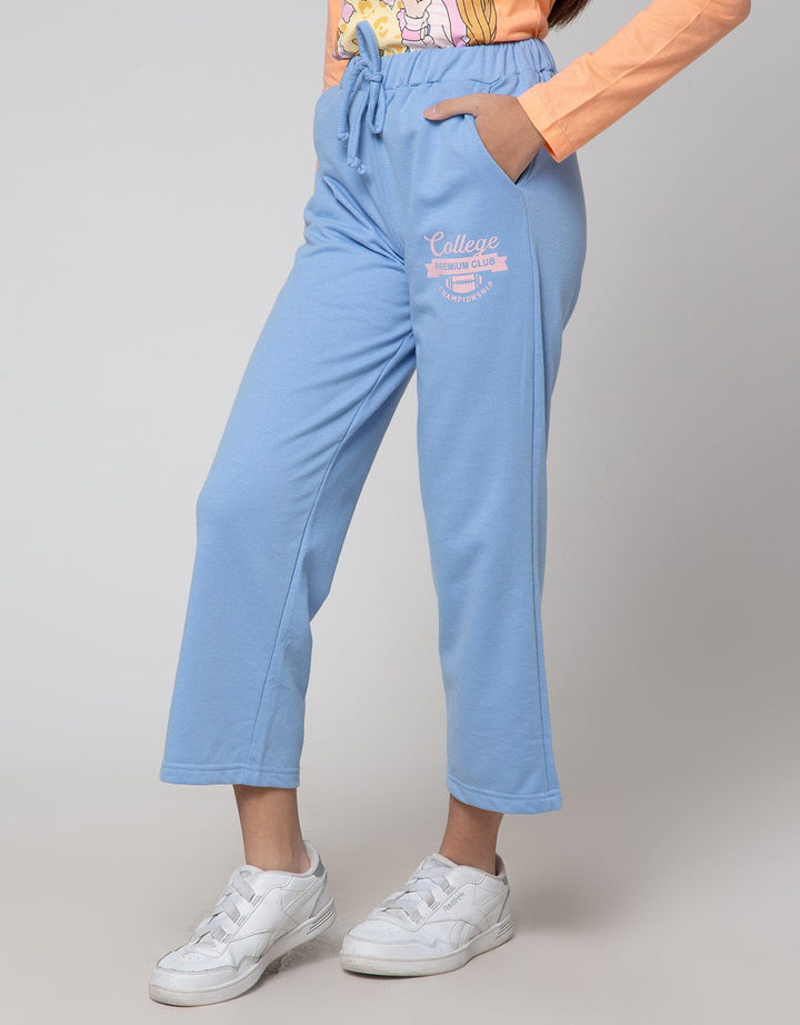 Nevada Long Pants Knit Wide Leg Print Futball