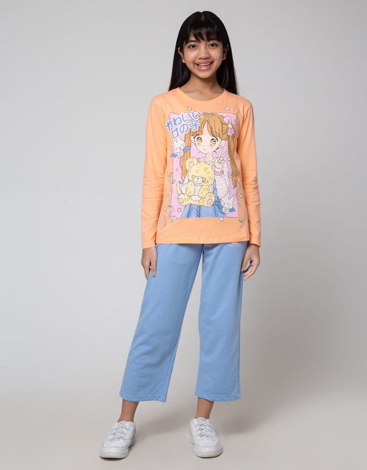 Nevada Long Pants Knit Wide Leg Print Futball
