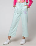 Nevada Long Pants Knit Wide Leg Print Tennis