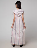 Nevada Maxi Dress Woven With Hoodie Stripe