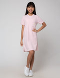 Nevada Short Sleeve Midi Dress Knit Bahan Tekstur