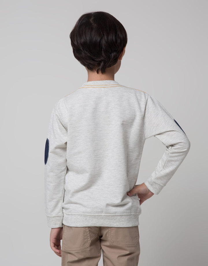 Little M Elbow Patch Sweater Anak Laki-laki