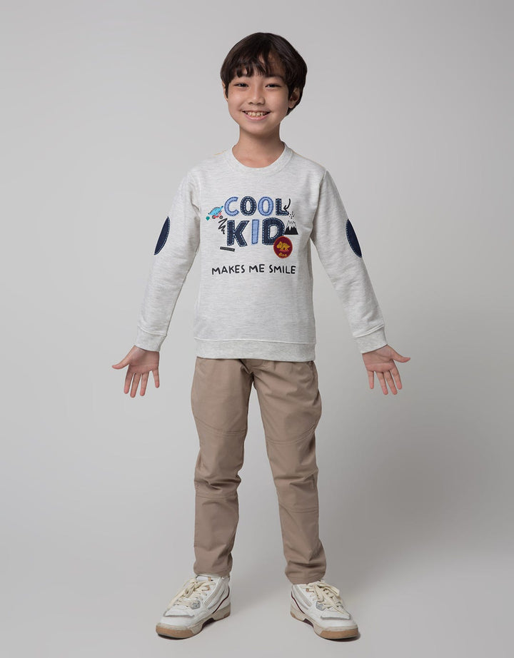 Little M Elbow Patch Sweater Anak Laki-laki