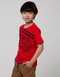 Little M Short Sleeve T-Shirt Firetruck