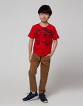 Little M Short Sleeve T-Shirt Firetruck