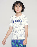 Little M Short Sleeve T-Shirt Print Dino Scooter