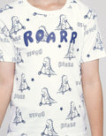 Little M Short Sleeve T-Shirt Print Dino Scooter
