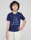 Little M Scoot Dino Slub Boys T-Shirt