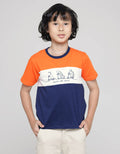 Little M Scooter Saurus Slub Boys T-Shirt
