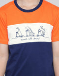 Little M Scooter Saurus Slub Boys T-Shirt
