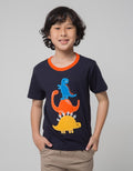 Little M Short Sleeve T-Shirt 3 Dino Aplikasi