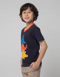 Little M Short Sleeve T-Shirt 3 Dino Aplikasi