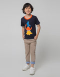 Little M Short Sleeve T-Shirt 3 Dino Aplikasi