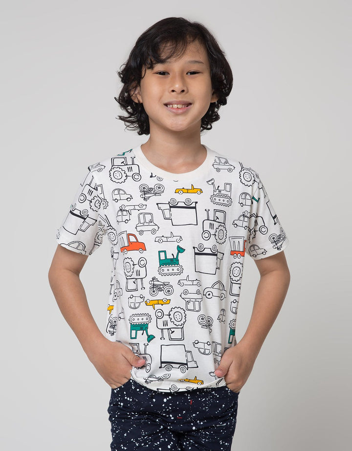 Little M Short Sleeve T-Shirt Car