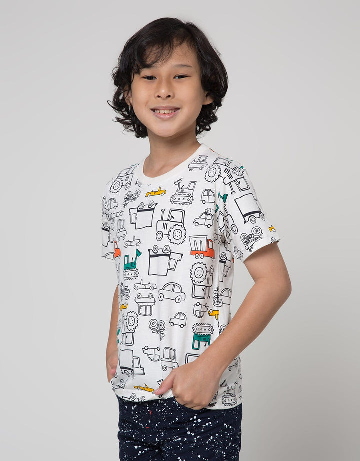 Little M Short Sleeve T-Shirt Car