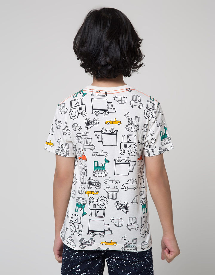 Little M Short Sleeve T-Shirt Car