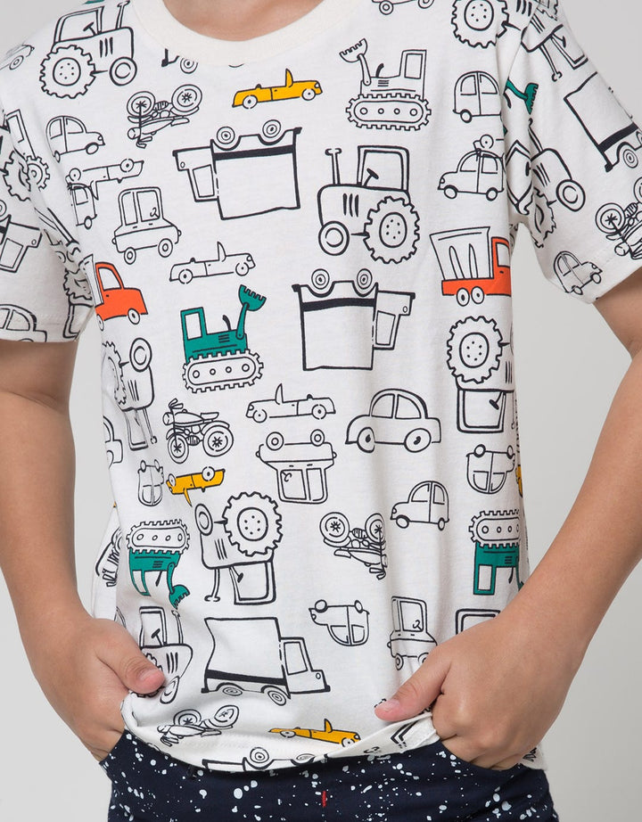 Little M Short Sleeve T-Shirt Car