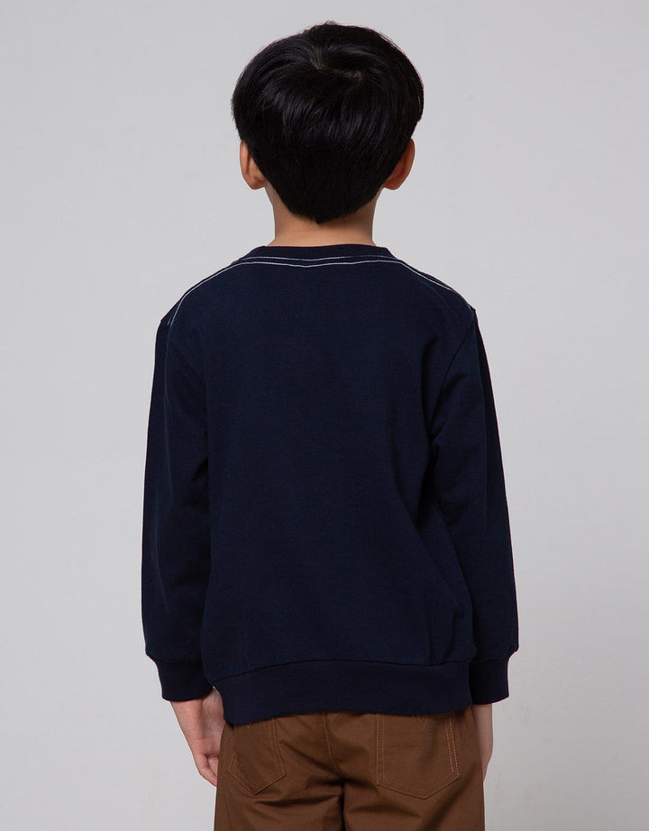 Little M Sweatshirt Dino Aplikasi Flip