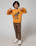 Little M Dino Outline Sweater Anak Laki-Laki