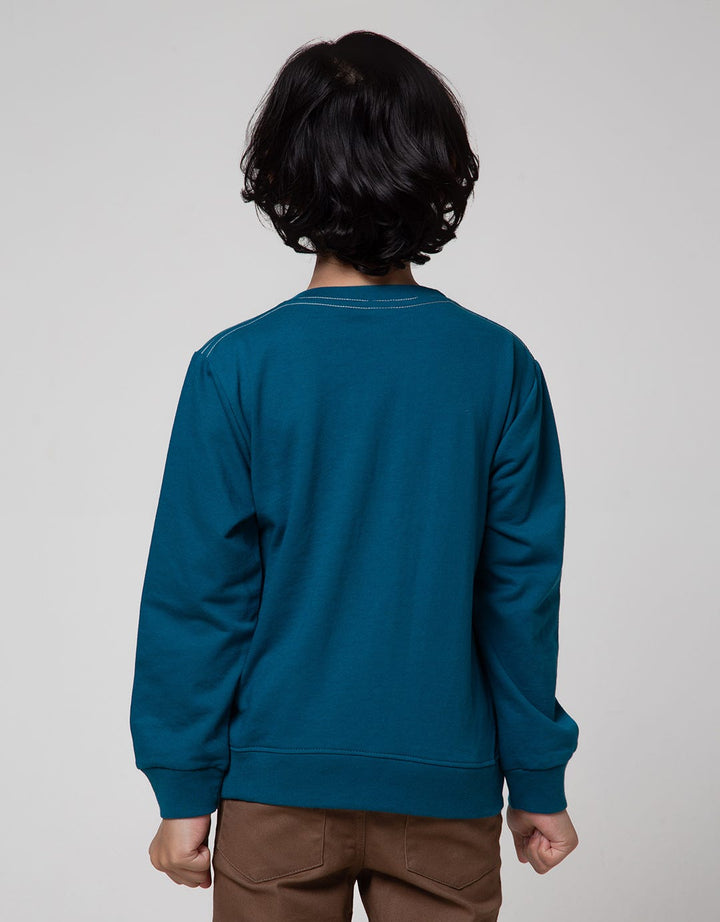 Little M Emboss Brooklyn Sweater Anak Laki-Laki