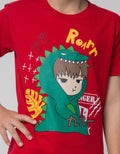 Little M Short Sleeve T-Shirt Print Anime Roar