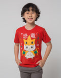 Little M Short Sleeve T-Shirt Print Anime Sayap