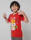 Little M Short Sleeve T-Shirt Print Anime Sayap