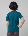 Little M Short Sleeve T-Shirt Print Anime Tanduk