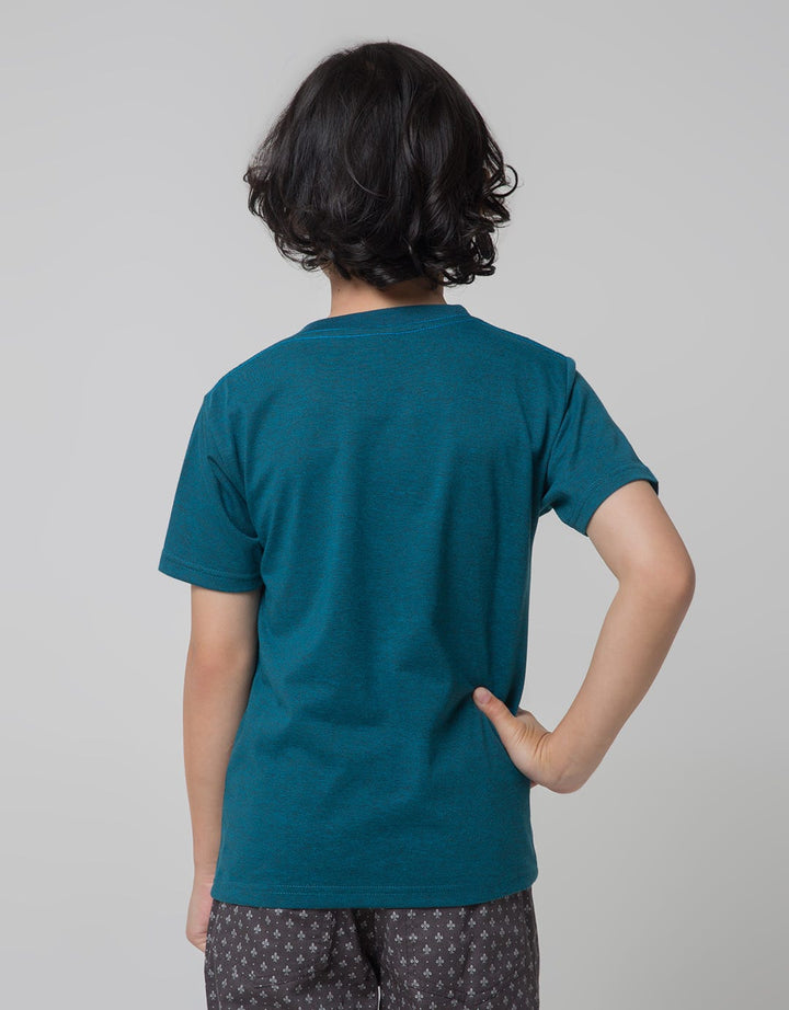 Little M Short Sleeve T-Shirt Print Anime Tanduk