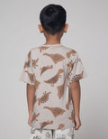 Little M Dino Print Kaos Anak Laki-laki