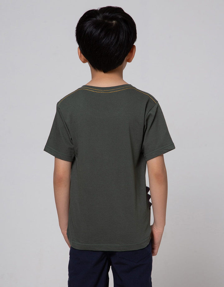 Little M Dino Mite Cucuk Kaos Anak Laki-laki